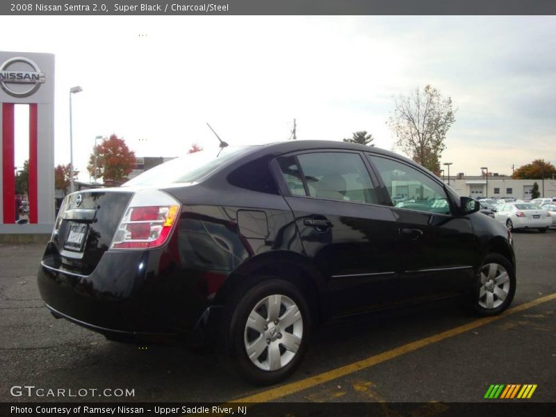 Super Black / Charcoal/Steel 2008 Nissan Sentra 2.0