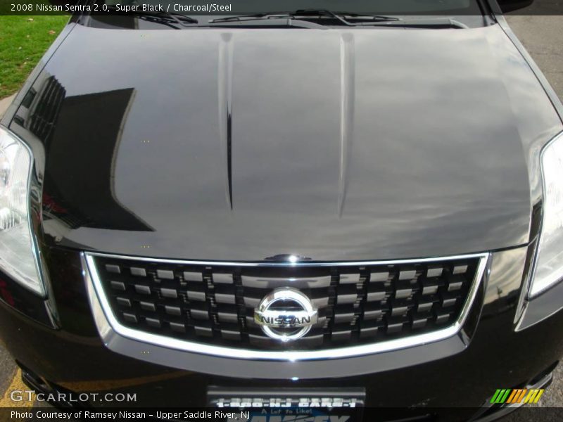 Super Black / Charcoal/Steel 2008 Nissan Sentra 2.0