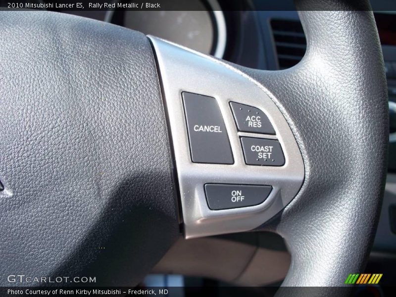 Rally Red Metallic / Black 2010 Mitsubishi Lancer ES