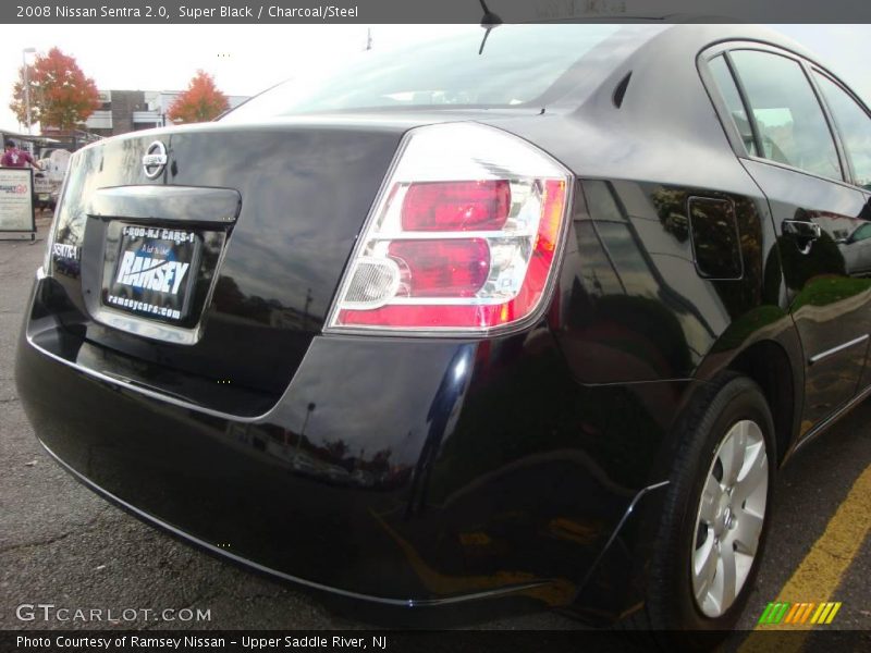 Super Black / Charcoal/Steel 2008 Nissan Sentra 2.0