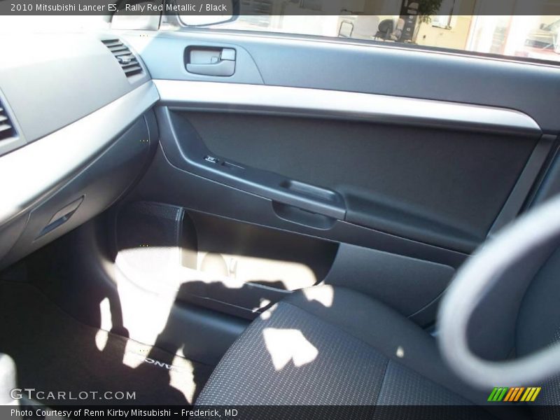 Rally Red Metallic / Black 2010 Mitsubishi Lancer ES