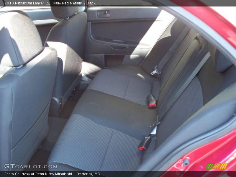 Rally Red Metallic / Black 2010 Mitsubishi Lancer ES