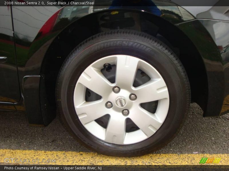 Super Black / Charcoal/Steel 2008 Nissan Sentra 2.0
