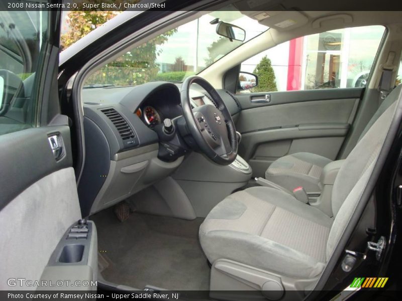 Super Black / Charcoal/Steel 2008 Nissan Sentra 2.0
