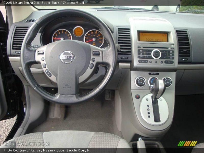 Super Black / Charcoal/Steel 2008 Nissan Sentra 2.0