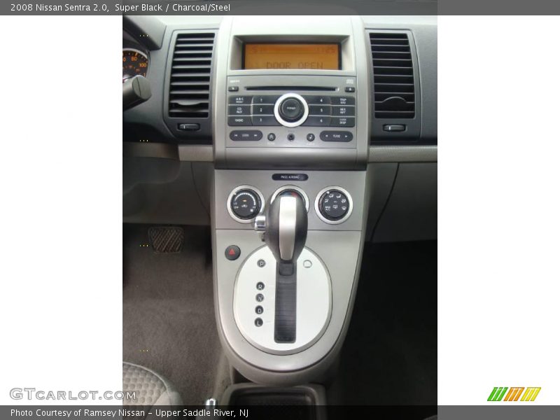 Super Black / Charcoal/Steel 2008 Nissan Sentra 2.0