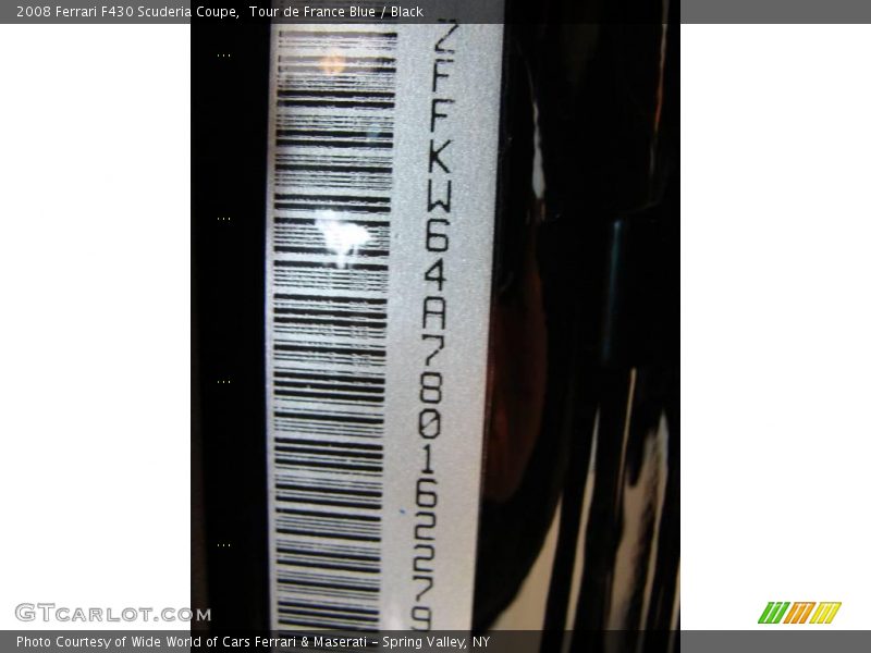 Tour de France Blue / Black 2008 Ferrari F430 Scuderia Coupe