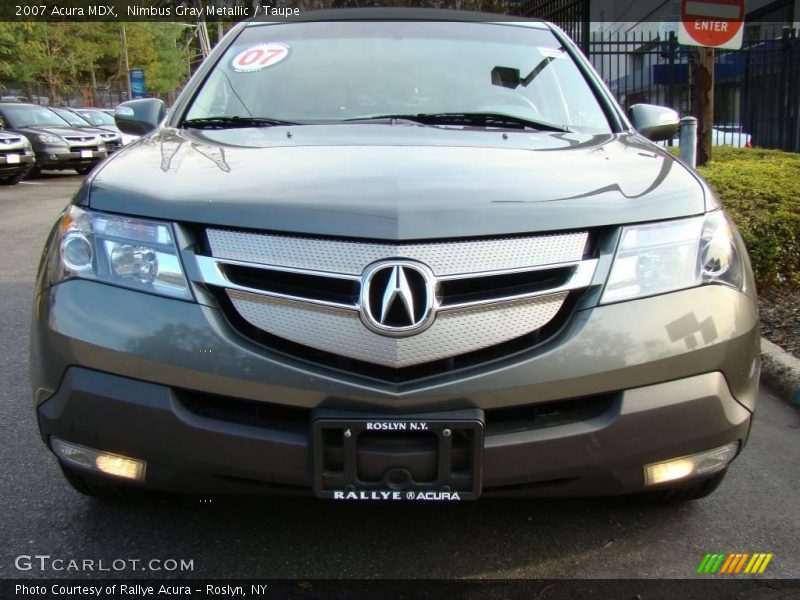 Nimbus Gray Metallic / Taupe 2007 Acura MDX