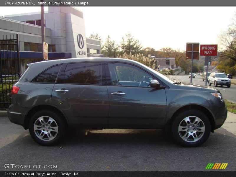 Nimbus Gray Metallic / Taupe 2007 Acura MDX