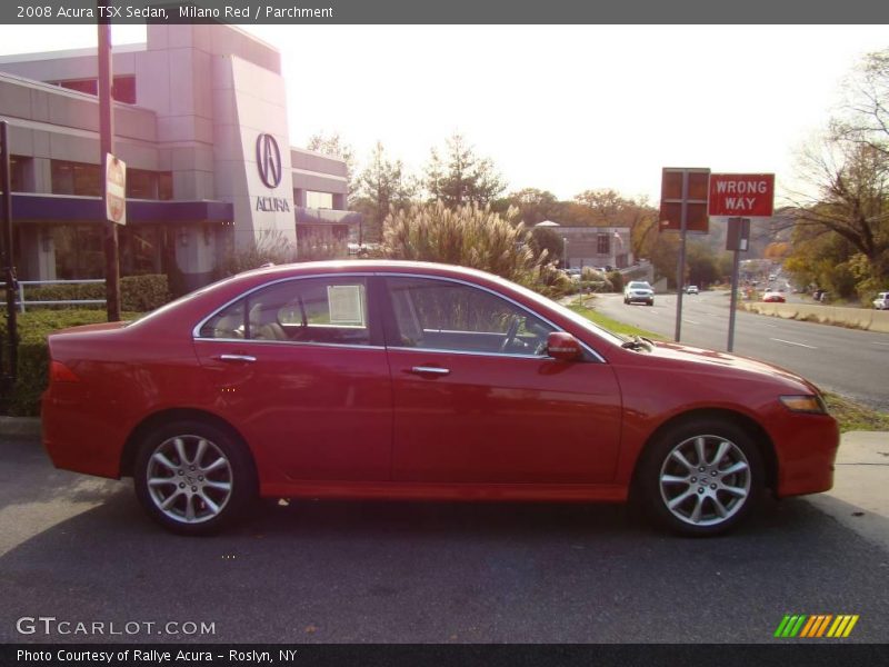 Milano Red / Parchment 2008 Acura TSX Sedan
