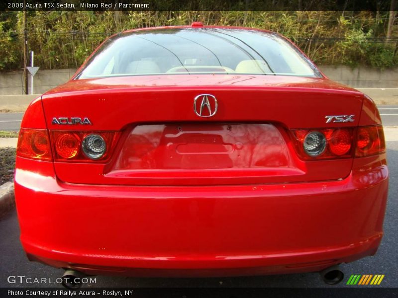 Milano Red / Parchment 2008 Acura TSX Sedan