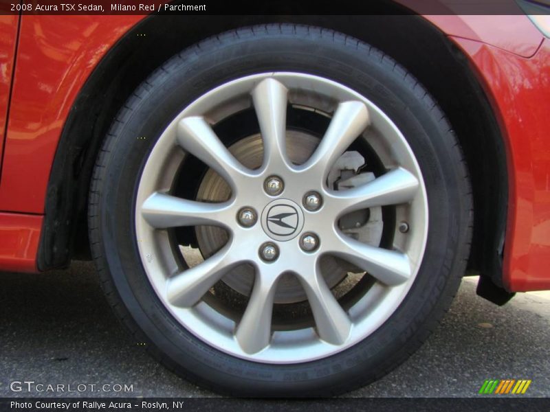 Milano Red / Parchment 2008 Acura TSX Sedan