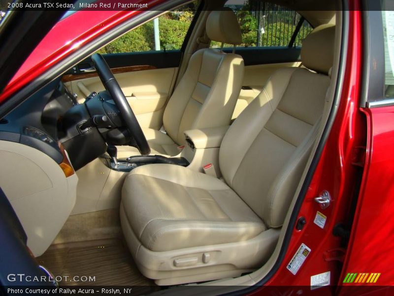 Milano Red / Parchment 2008 Acura TSX Sedan