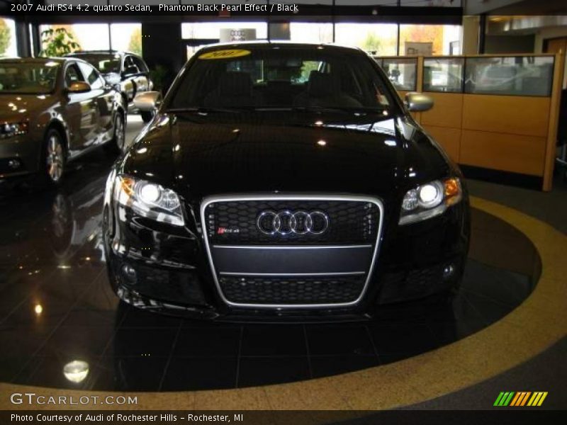 Phantom Black Pearl Effect / Black 2007 Audi RS4 4.2 quattro Sedan