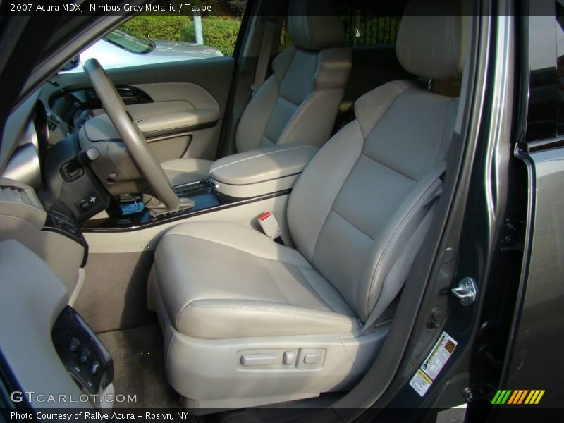 Nimbus Gray Metallic / Taupe 2007 Acura MDX