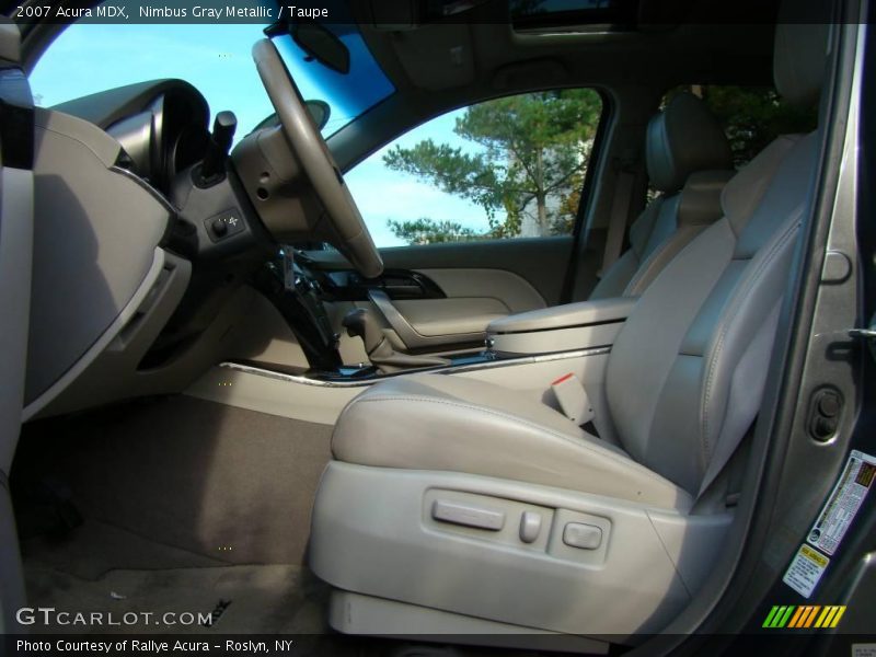 Nimbus Gray Metallic / Taupe 2007 Acura MDX