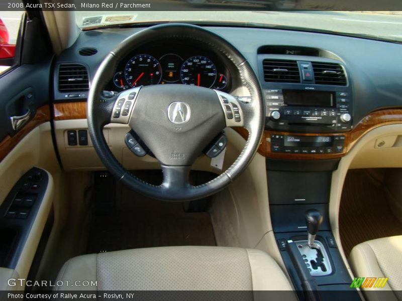 Milano Red / Parchment 2008 Acura TSX Sedan