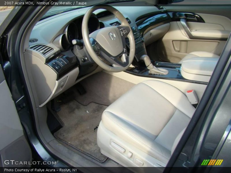 Nimbus Gray Metallic / Taupe 2007 Acura MDX
