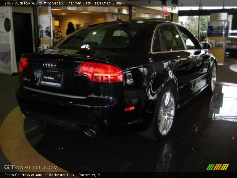 Phantom Black Pearl Effect / Black 2007 Audi RS4 4.2 quattro Sedan