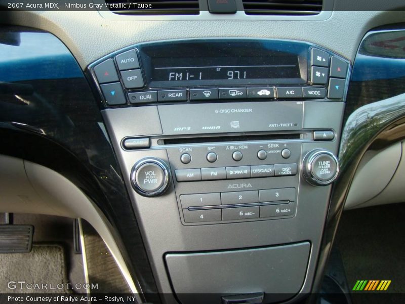 Nimbus Gray Metallic / Taupe 2007 Acura MDX