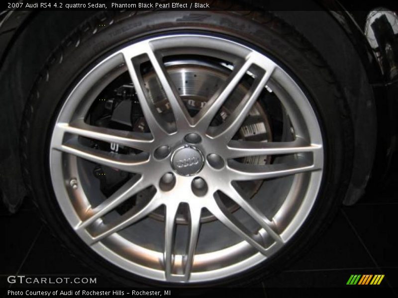 Phantom Black Pearl Effect / Black 2007 Audi RS4 4.2 quattro Sedan