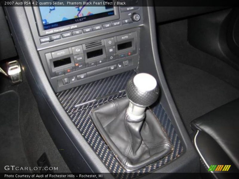 Phantom Black Pearl Effect / Black 2007 Audi RS4 4.2 quattro Sedan
