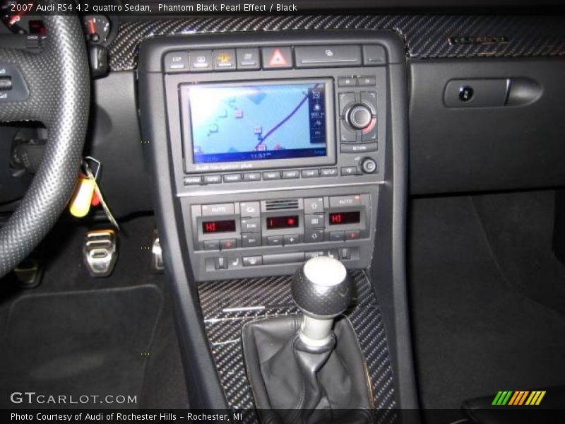 Phantom Black Pearl Effect / Black 2007 Audi RS4 4.2 quattro Sedan