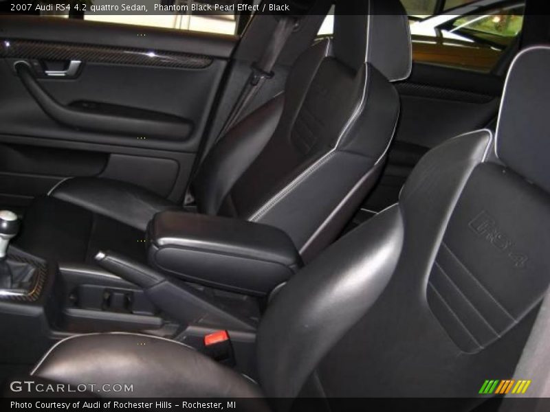 Phantom Black Pearl Effect / Black 2007 Audi RS4 4.2 quattro Sedan