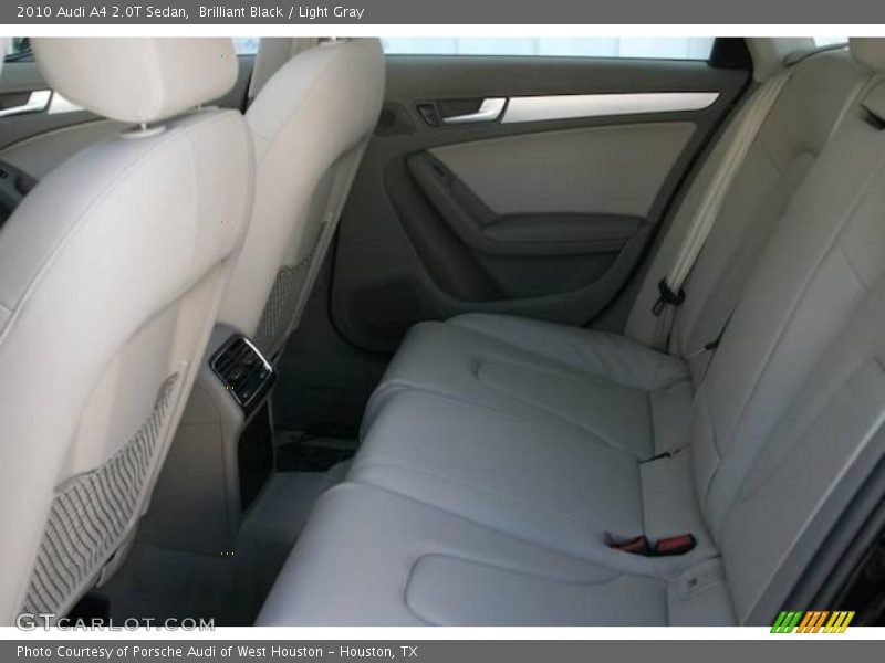 Brilliant Black / Light Gray 2010 Audi A4 2.0T Sedan