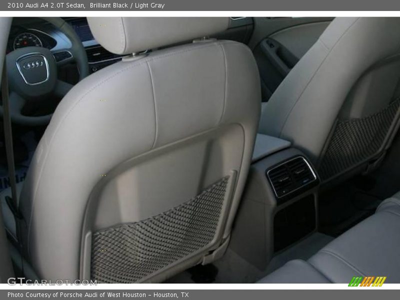 Brilliant Black / Light Gray 2010 Audi A4 2.0T Sedan