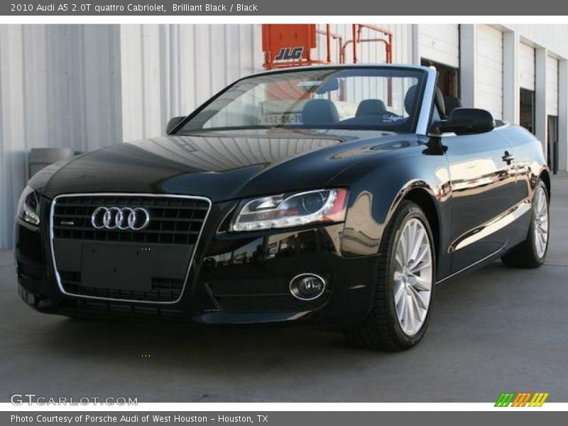 Brilliant Black / Black 2010 Audi A5 2.0T quattro Cabriolet