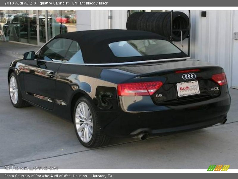 Brilliant Black / Black 2010 Audi A5 2.0T quattro Cabriolet