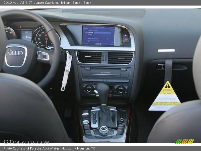 Brilliant Black / Black 2010 Audi A5 2.0T quattro Cabriolet