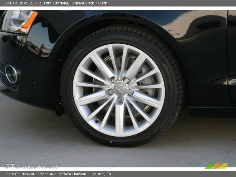 Brilliant Black / Black 2010 Audi A5 2.0T quattro Cabriolet