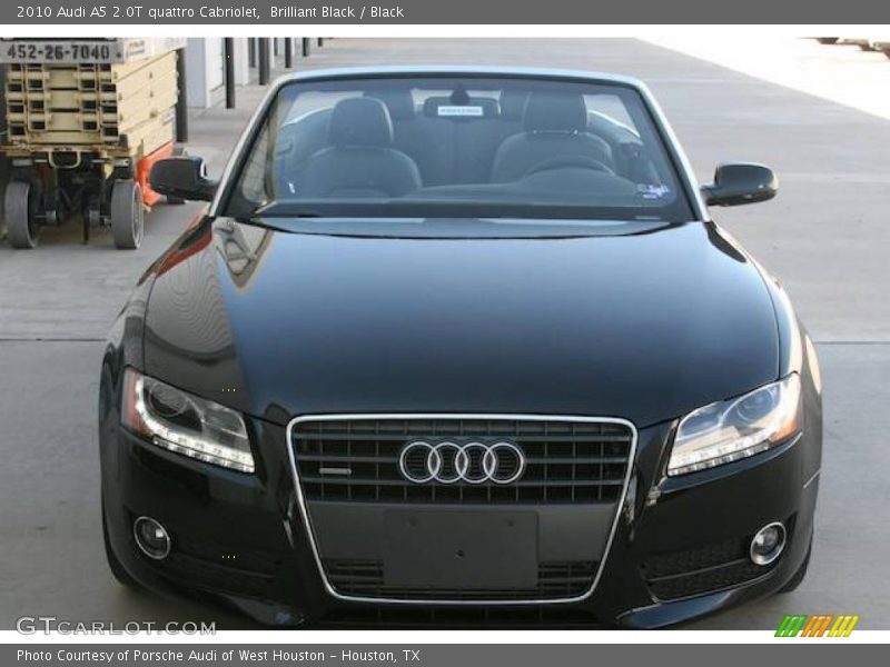 Brilliant Black / Black 2010 Audi A5 2.0T quattro Cabriolet