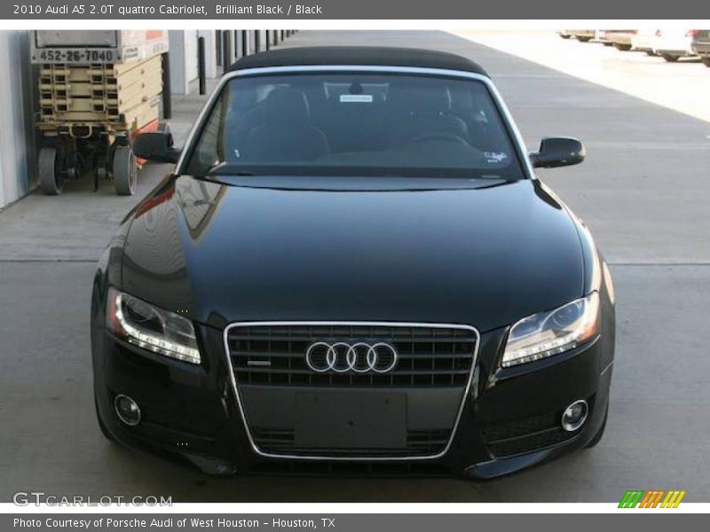 Brilliant Black / Black 2010 Audi A5 2.0T quattro Cabriolet