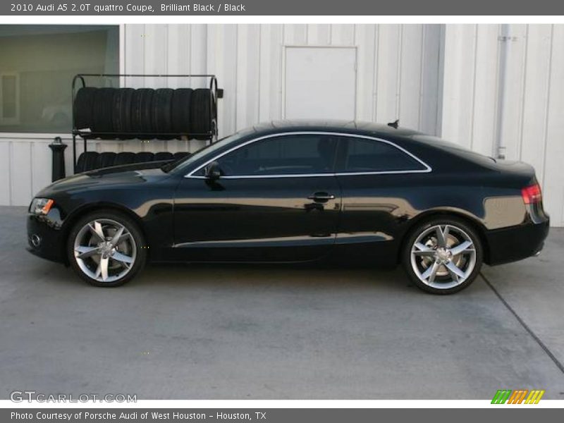 Brilliant Black / Black 2010 Audi A5 2.0T quattro Coupe
