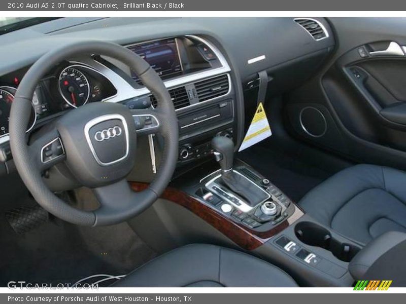 Brilliant Black / Black 2010 Audi A5 2.0T quattro Cabriolet