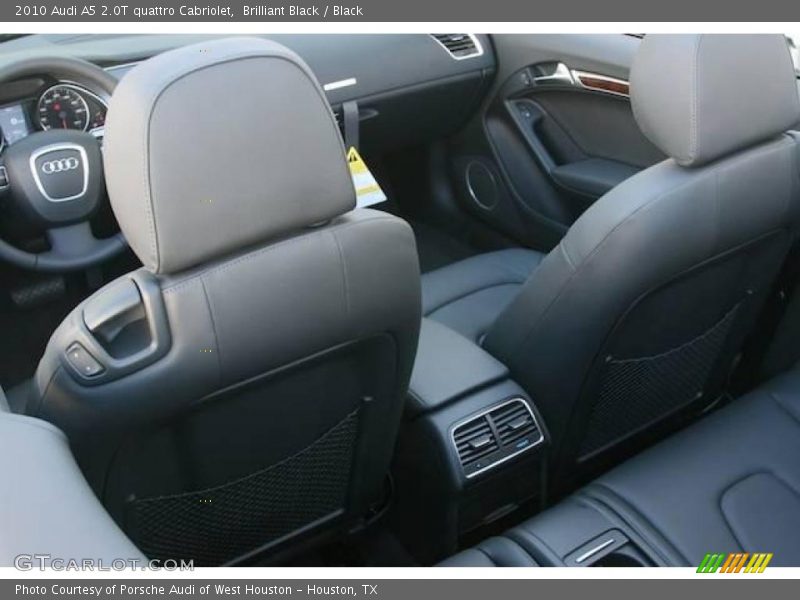 Brilliant Black / Black 2010 Audi A5 2.0T quattro Cabriolet