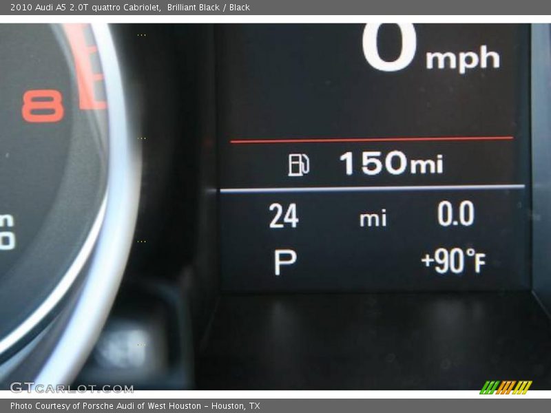 Brilliant Black / Black 2010 Audi A5 2.0T quattro Cabriolet