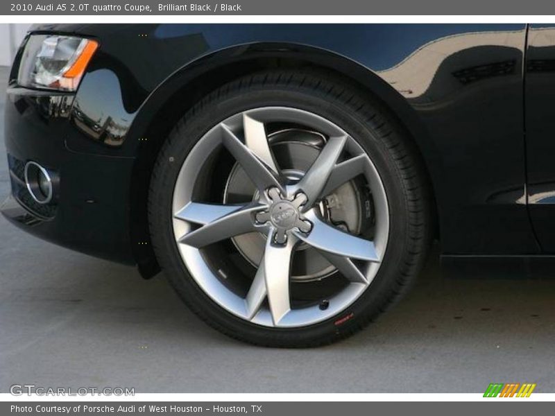 Brilliant Black / Black 2010 Audi A5 2.0T quattro Coupe