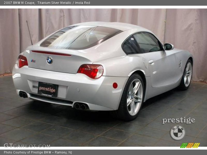 Titanium Silver Metallic / Imola Red 2007 BMW M Coupe