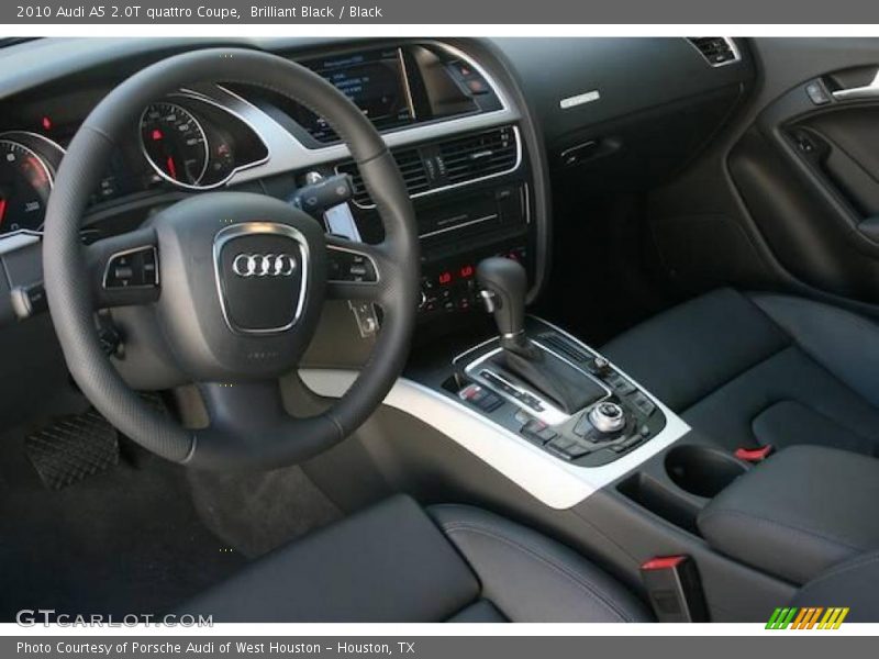Brilliant Black / Black 2010 Audi A5 2.0T quattro Coupe
