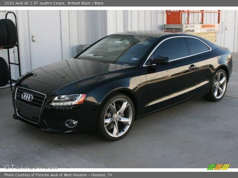 Brilliant Black / Black 2010 Audi A5 2.0T quattro Coupe