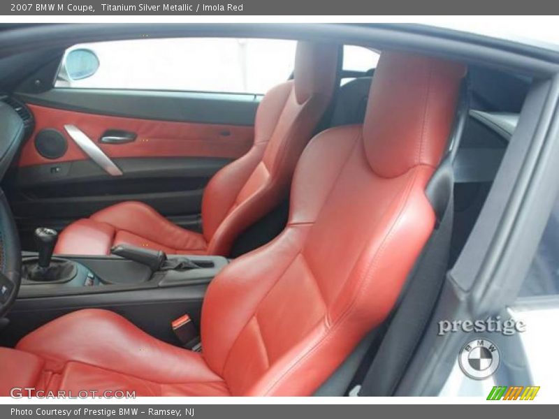 Titanium Silver Metallic / Imola Red 2007 BMW M Coupe