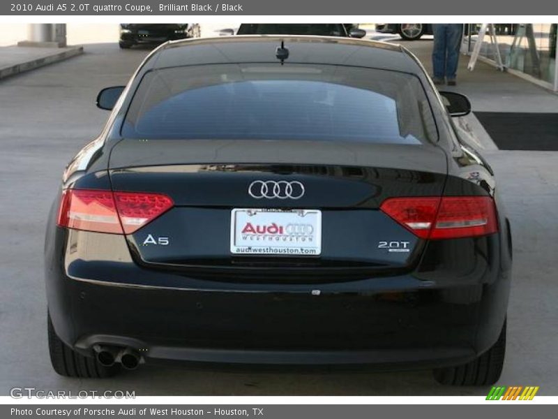 Brilliant Black / Black 2010 Audi A5 2.0T quattro Coupe