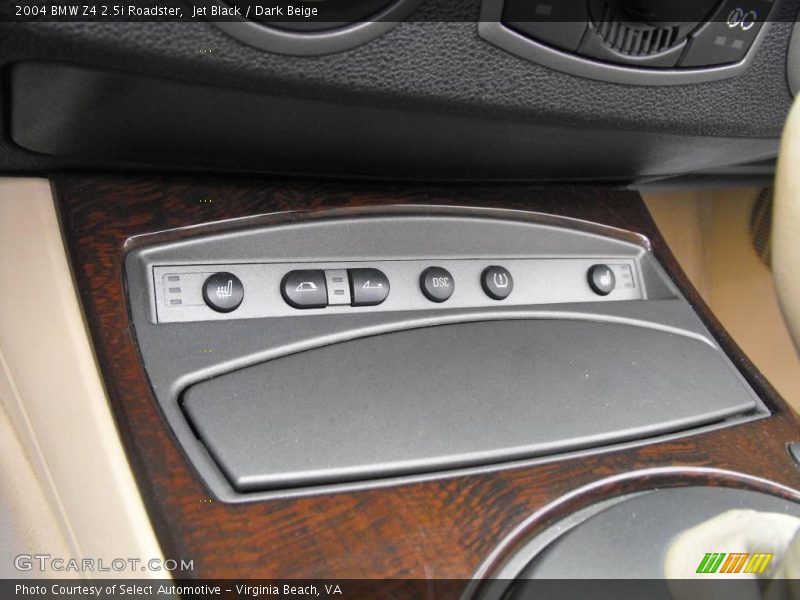 Jet Black / Dark Beige 2004 BMW Z4 2.5i Roadster