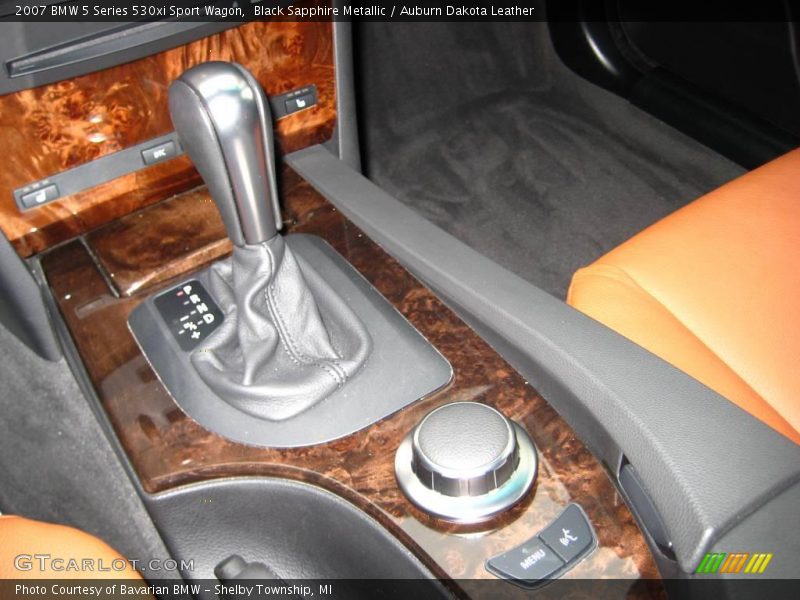 Black Sapphire Metallic / Auburn Dakota Leather 2007 BMW 5 Series 530xi Sport Wagon