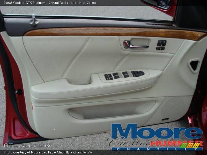 Crystal Red / Light Linen/Cocoa 2008 Cadillac DTS Platinum