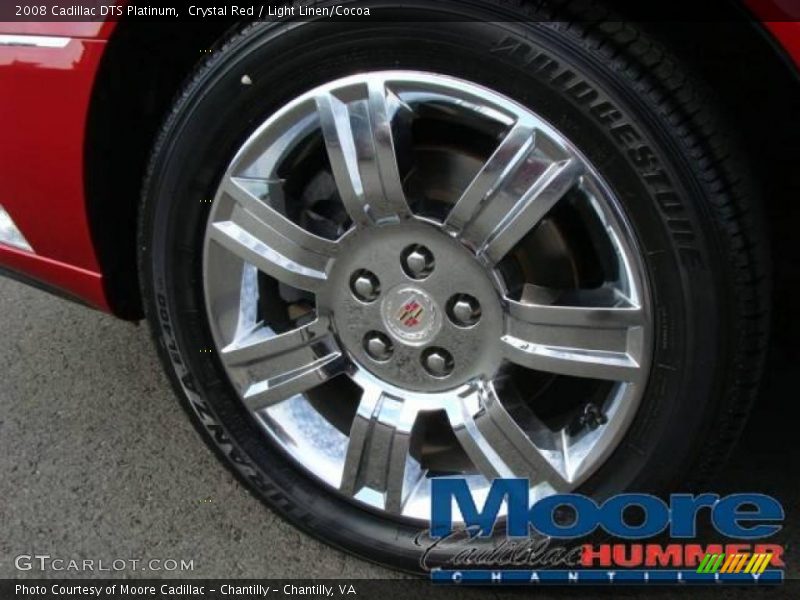 Crystal Red / Light Linen/Cocoa 2008 Cadillac DTS Platinum
